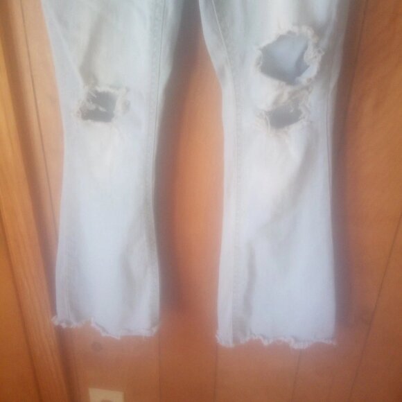 true luck plus size womens distressed jeans size 16 - Picture 4 of 8